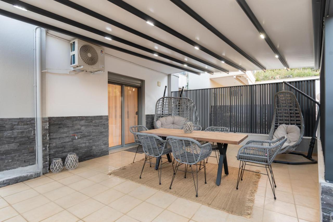 Sithoniars Luxury Ground Floor Apartment With Private Garden 新马尔马拉斯 外观 照片
